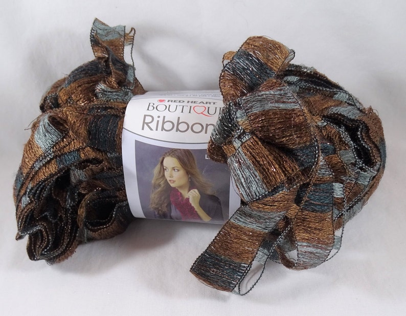 Red Heart Boutique Ribbons Yarn Marble Bulky Crochet knitting Etsy