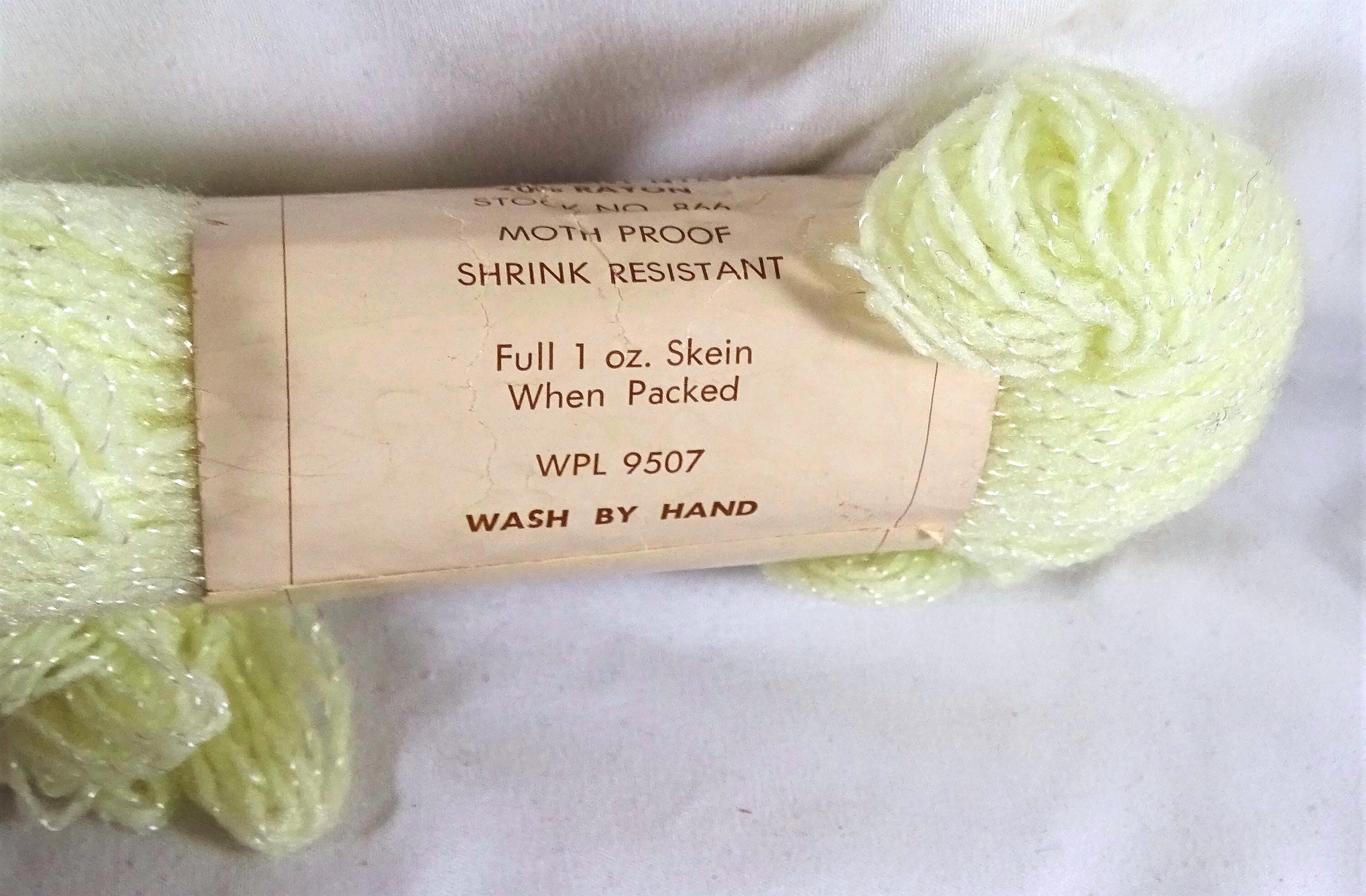 Vintage Wool Co Crimp Set Yarn Pompadour Etsy