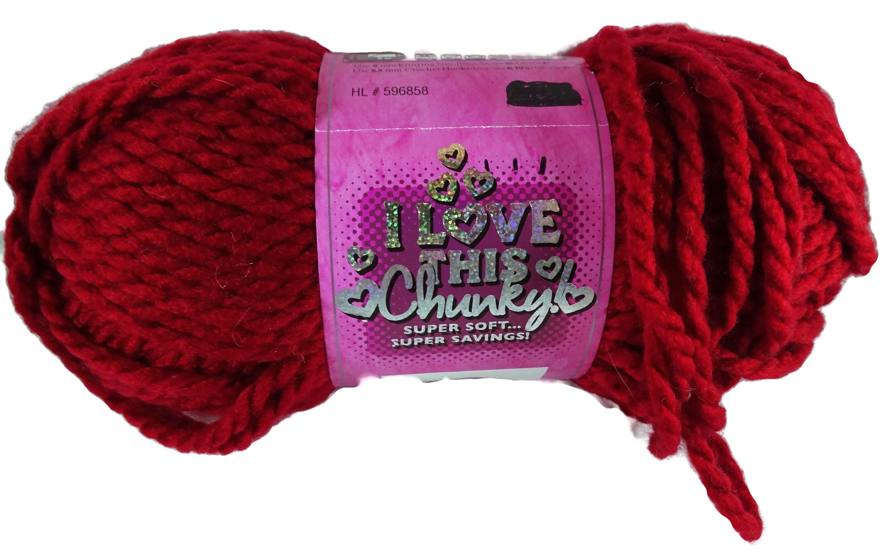 I Love This Chunky Yarn Etsy