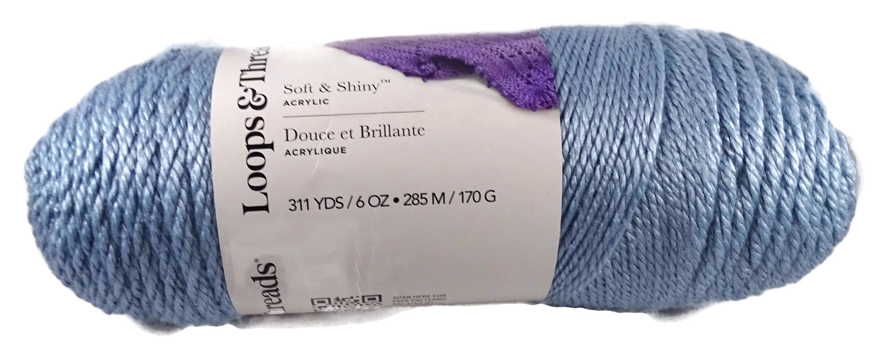 Loops and Thread Yarn Soft and Shiny Powder Blue - Etsy