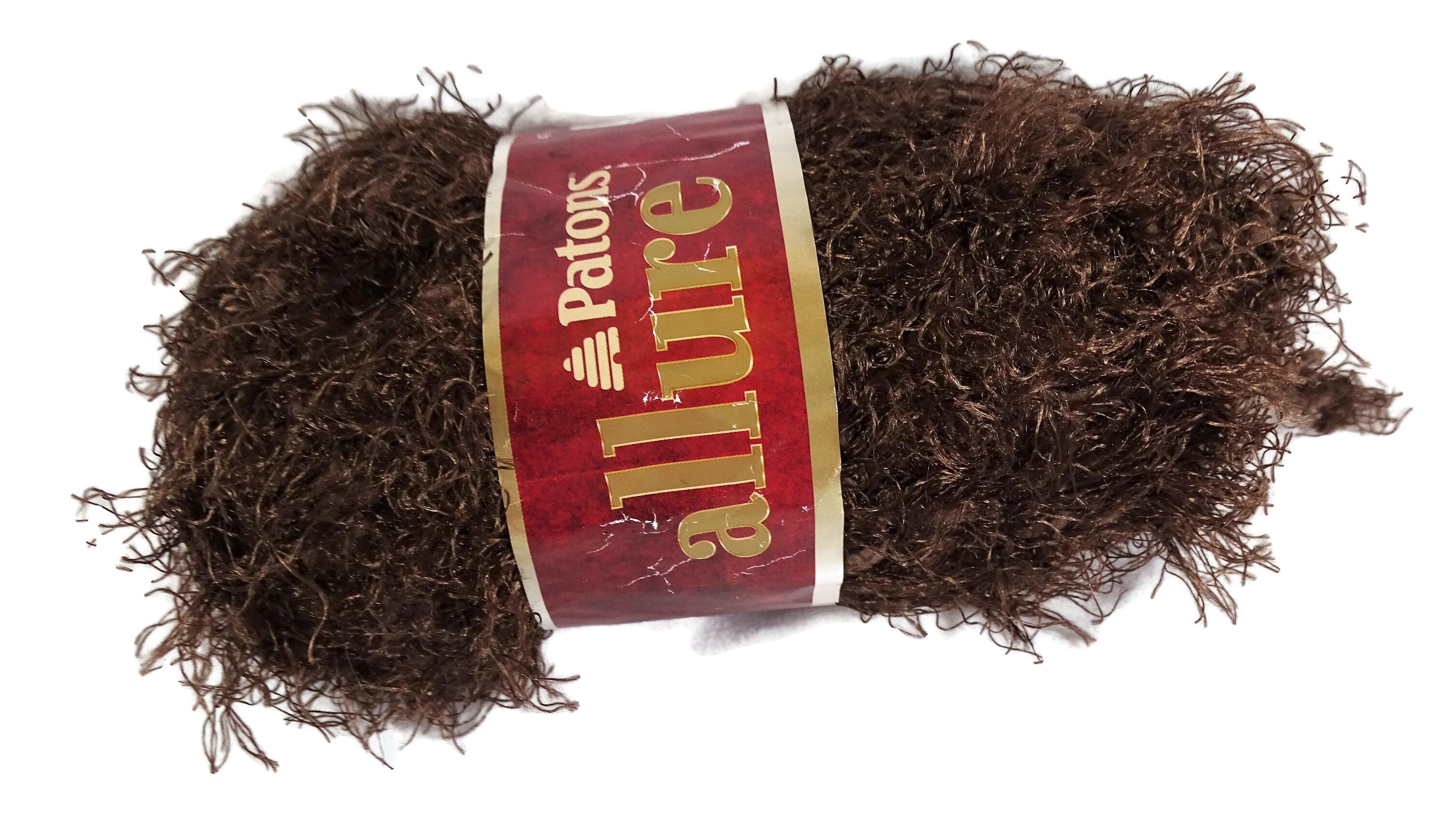 Patons Allure Yarn Mink Novelty Etsy