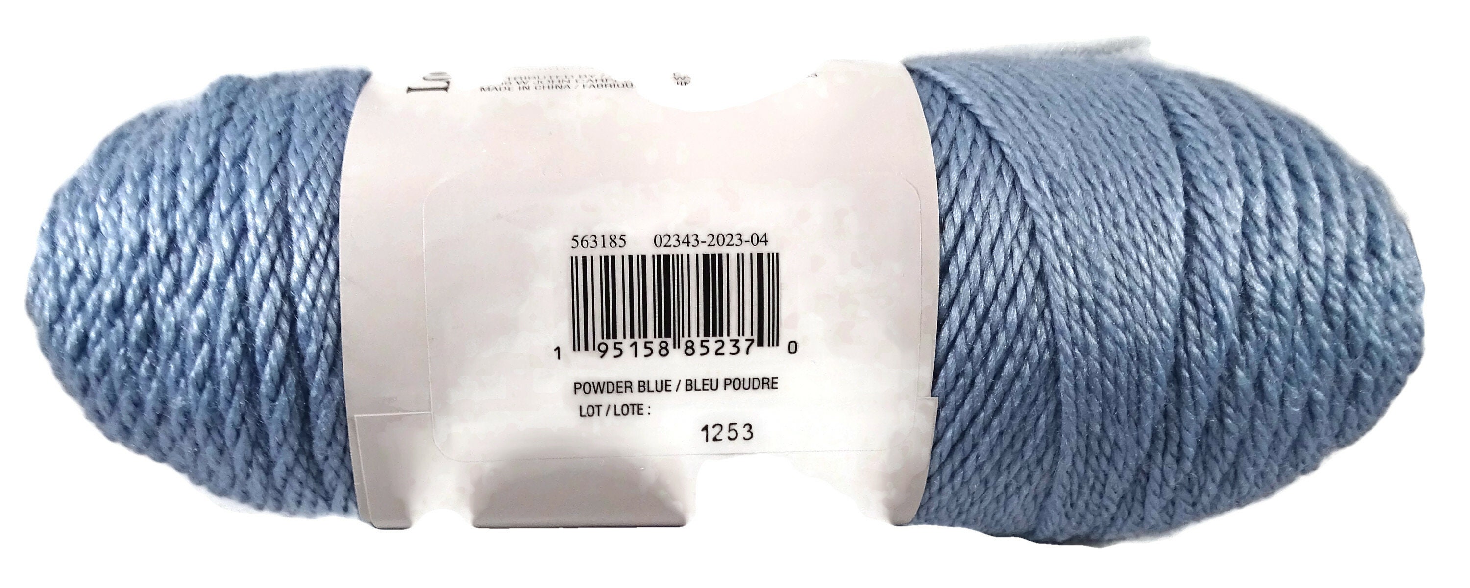 Loops and Thread Yarn Soft and Shiny Powder Blue - Etsy