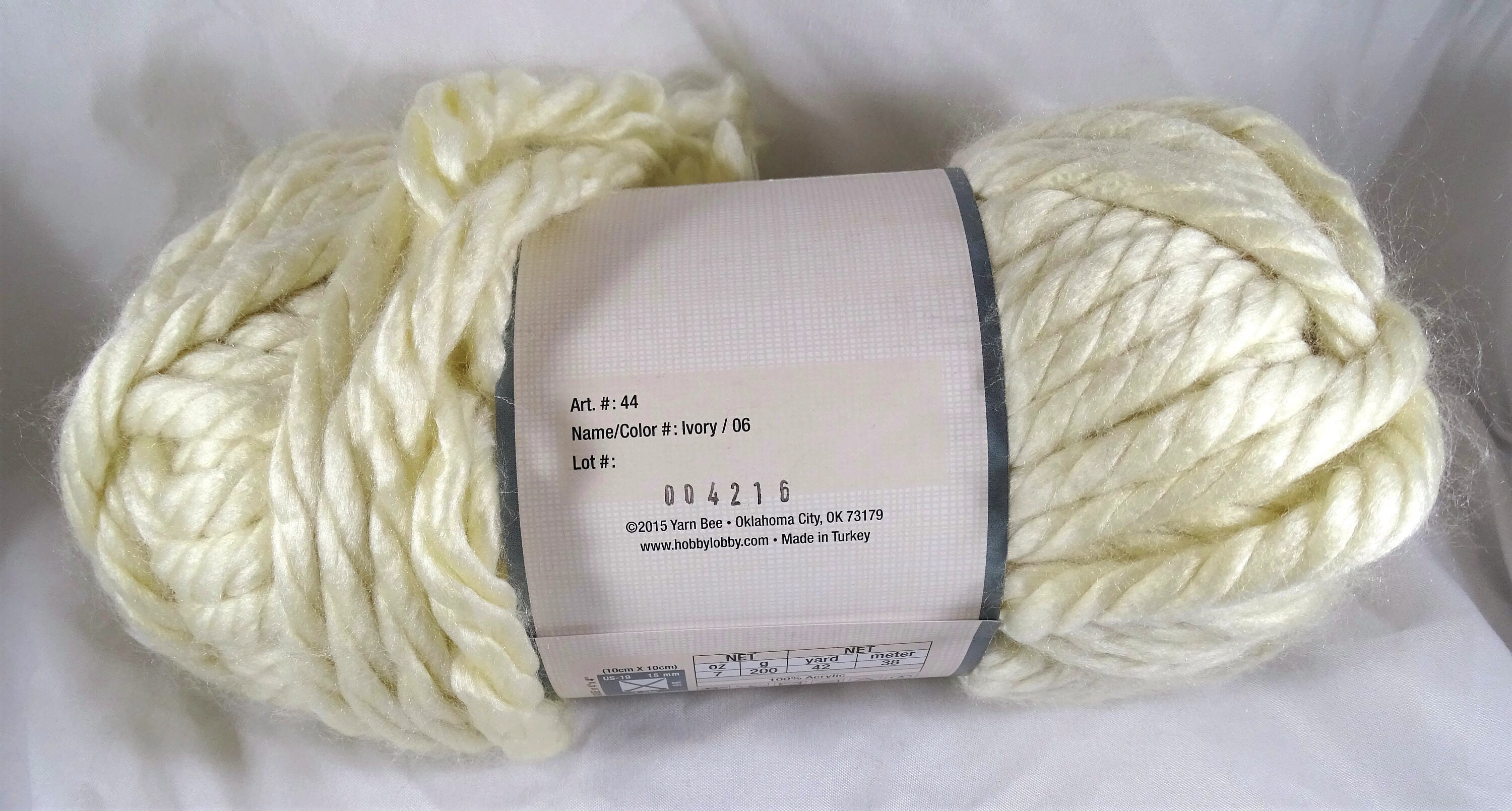 Yarn Bee Uber Luxe Ivory Etsy