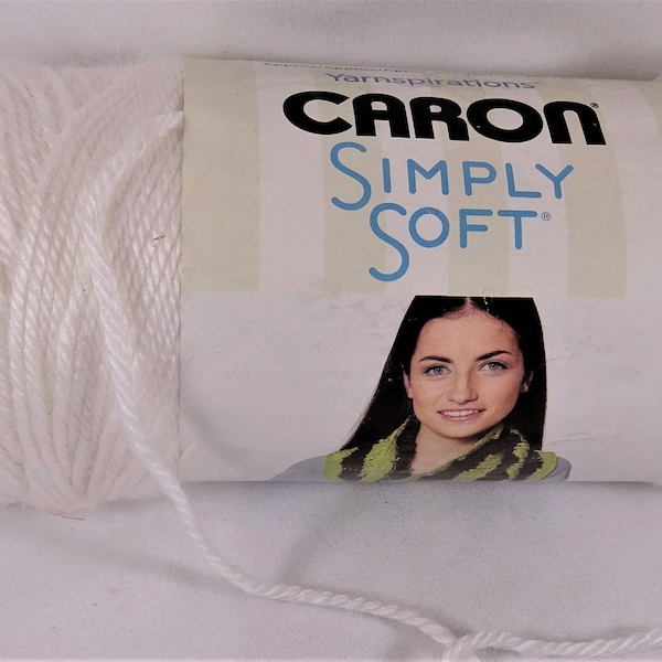 Caron Simply Soft Yarn White