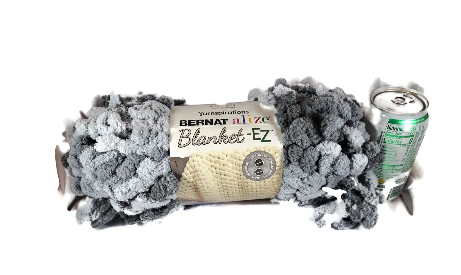 Bernat Alize Yarn Blanket EZ Slate Grays Jumbo Etsy