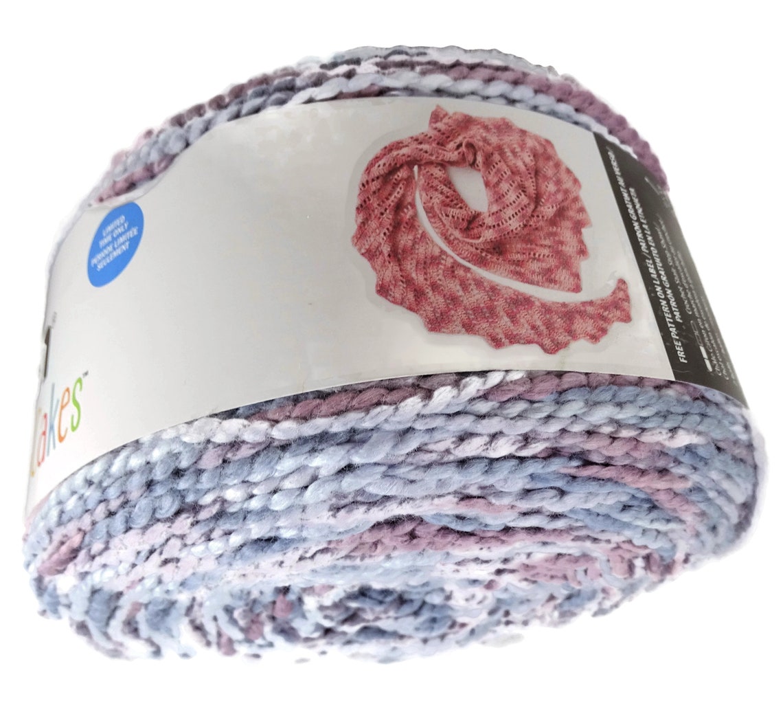 Caron Cotton Funnel Cakes Yarn Lilac Etsy