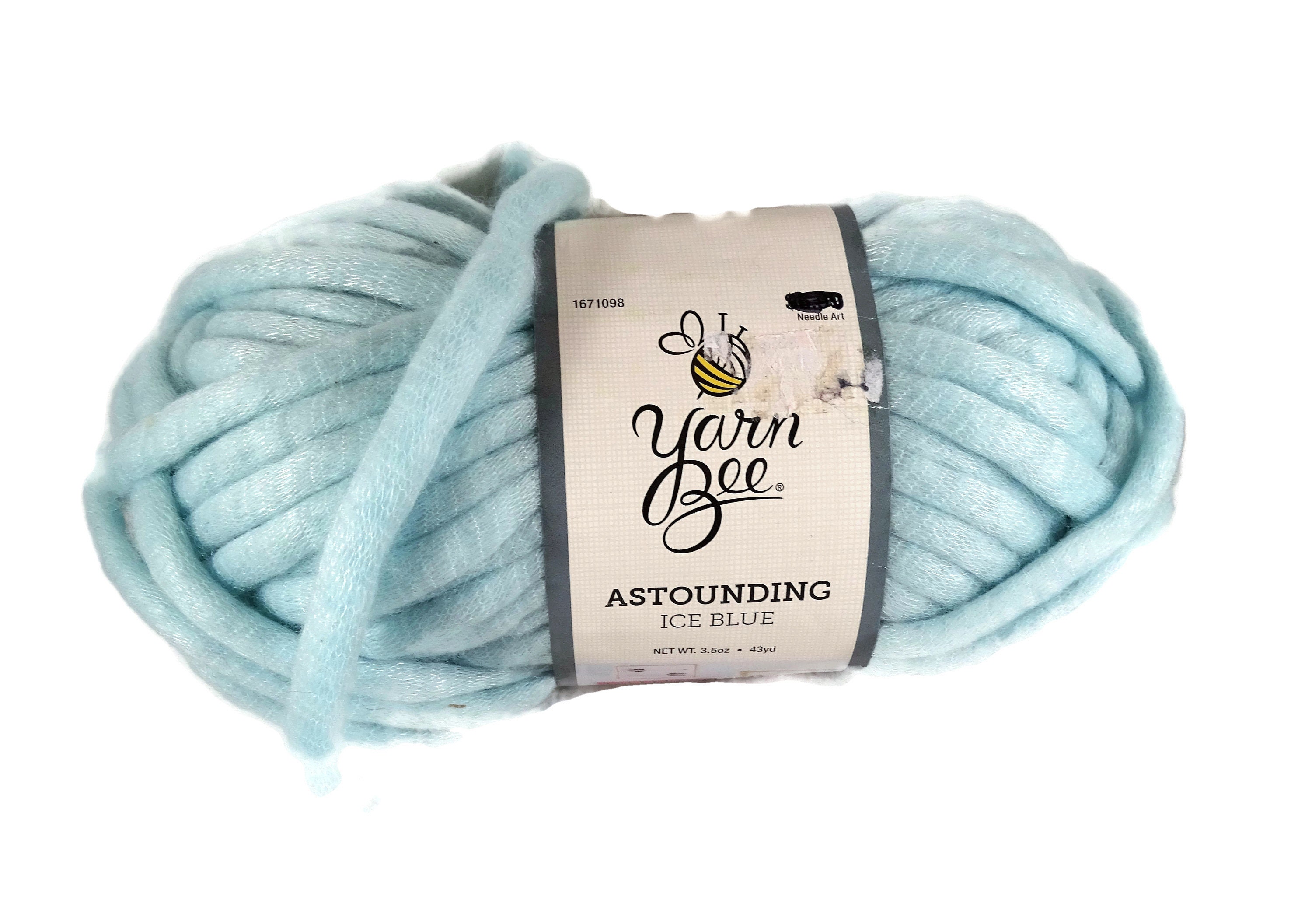 Yarn Bee Astounding Ice Blue Knitting Knit Crochet Super Etsy