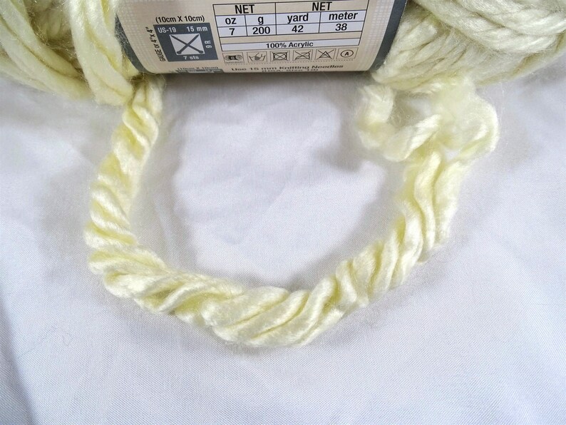 Yarn Bee Uber Luxe Ivory Etsy