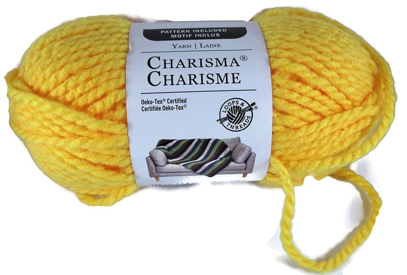 Loops and Thread Yarn Charisma Yellow Etsy
