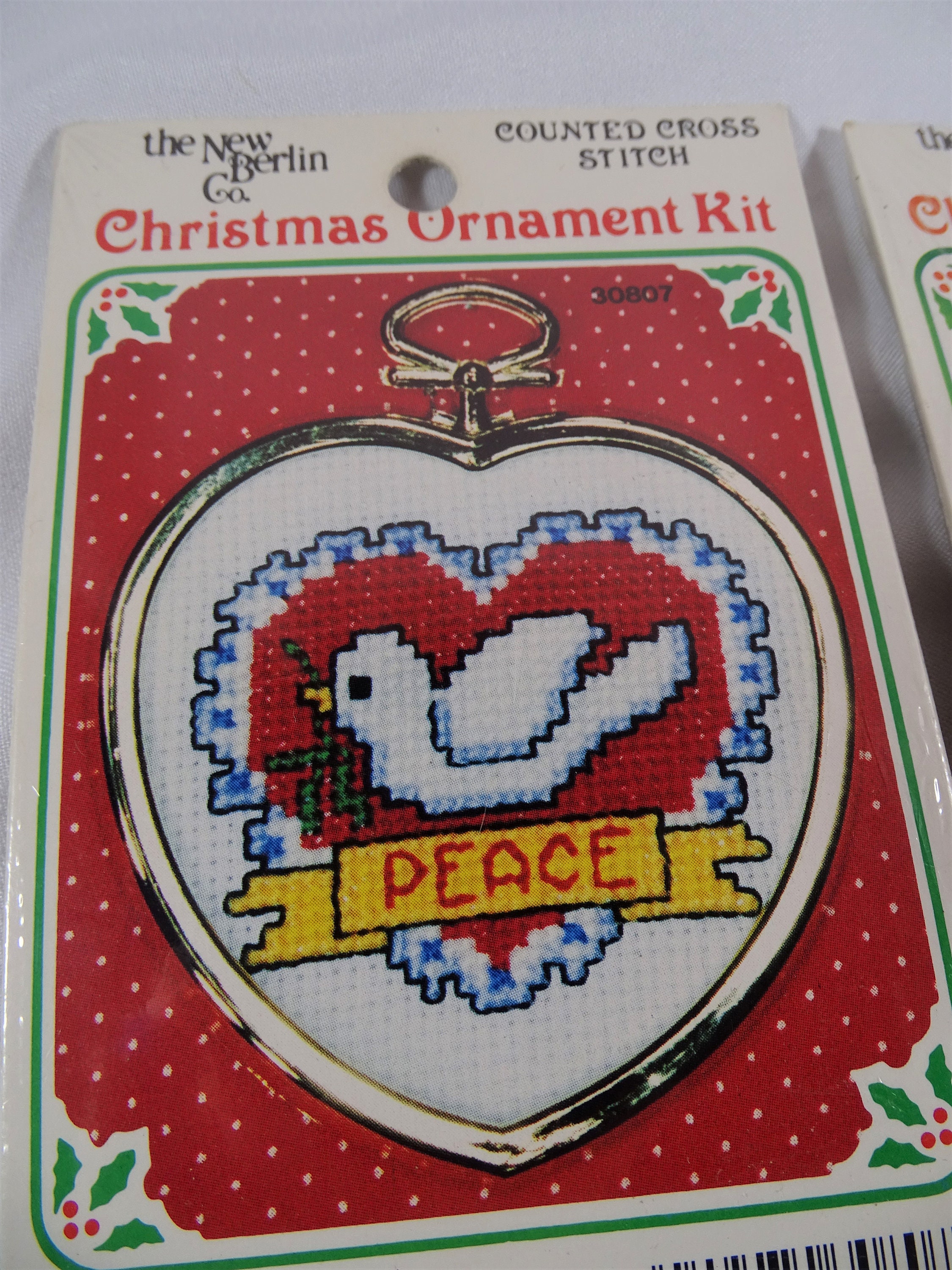 NMI Stitch N Frame Counted Cross Stitch Ornament Kit Peace Etsy