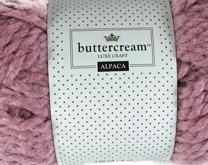 Buttercream Yarn Luxe Craft Alpaca Rose Etsy