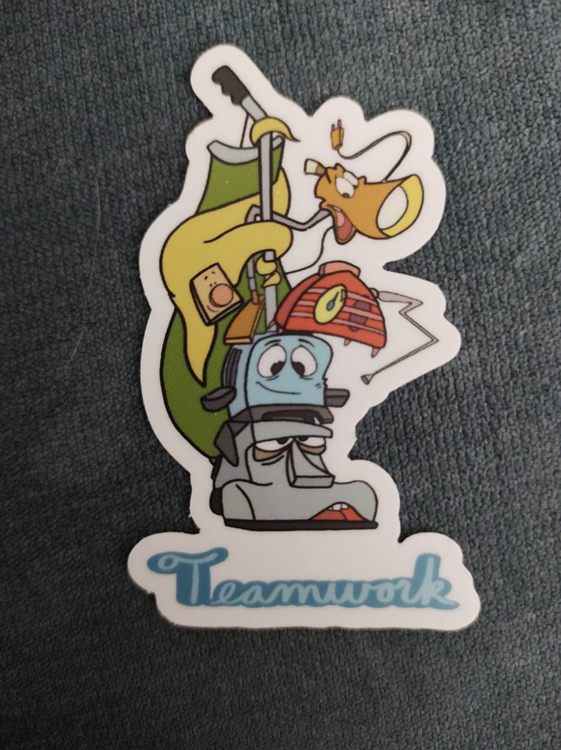 Brave Little Toaster Teamwork Sticker Die Cut Vinyl Decal for Etsy