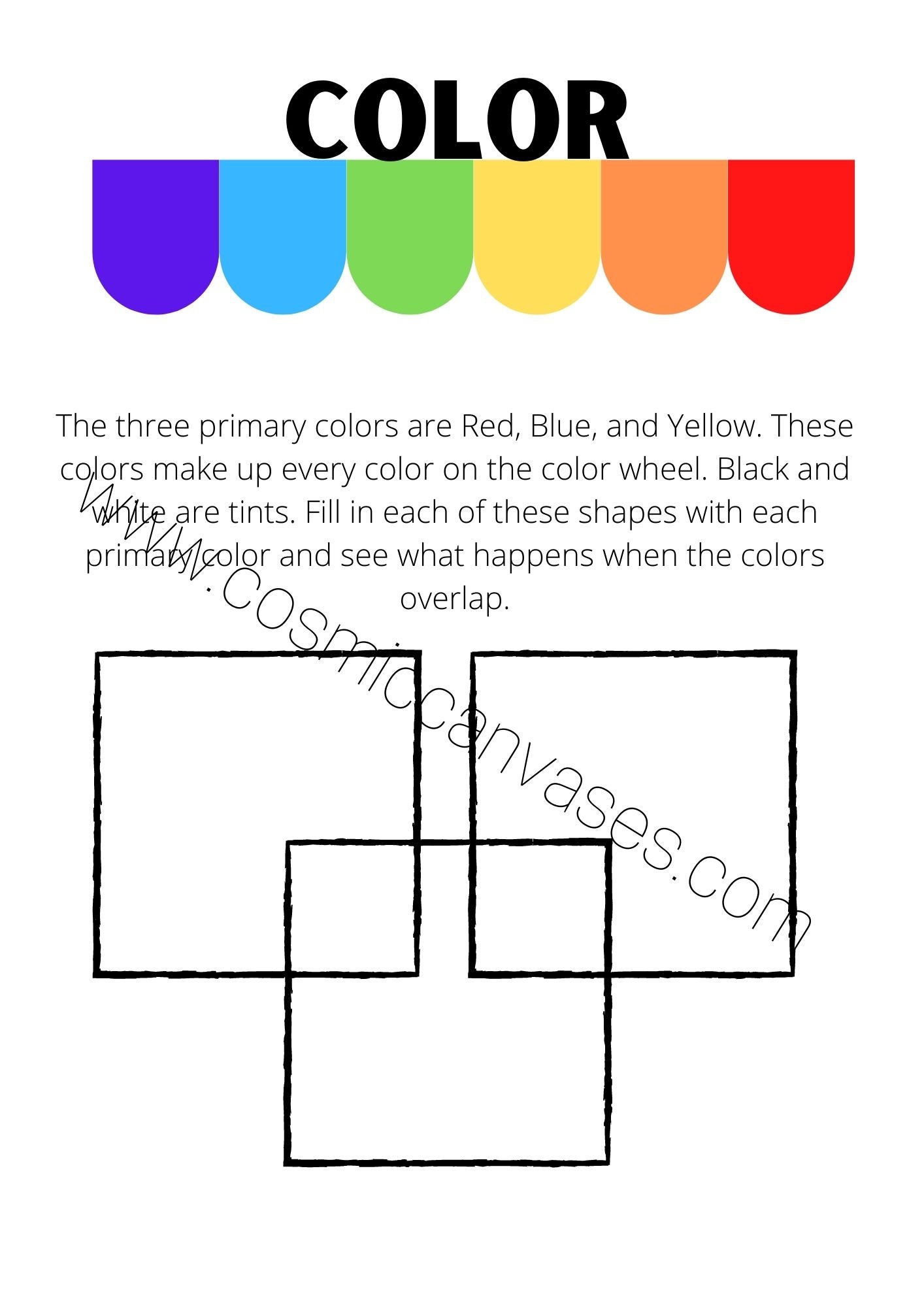 Downloadable Elements of Art Lesson Plan for Elementary and - Etsy
