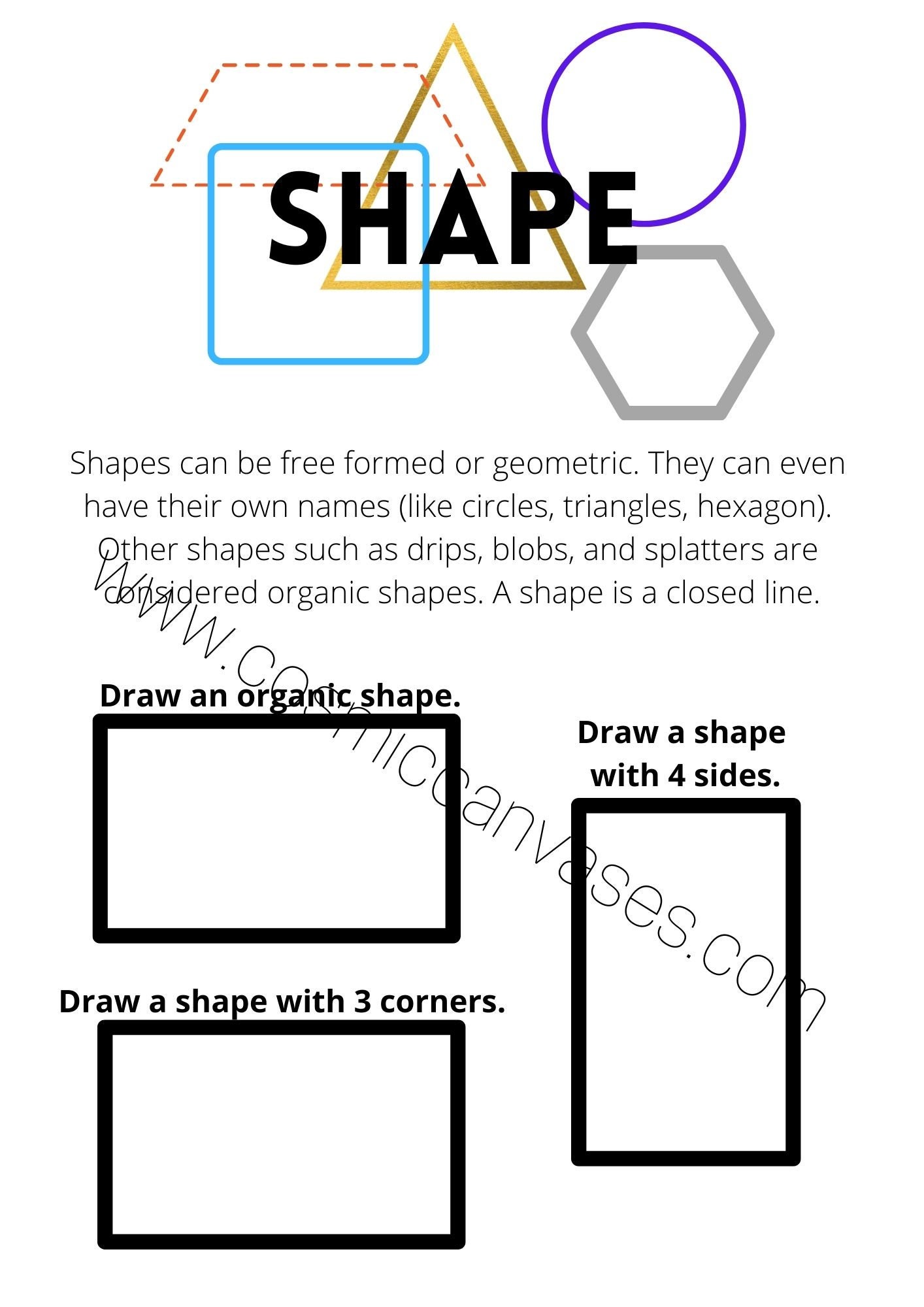 Downloadable Elements of Art Lesson Plan for Elementary and - Etsy