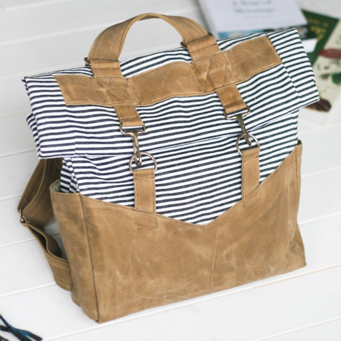 Retro Rucksack PDF Sewing Pattern | Convertible Straps | Vintage ...