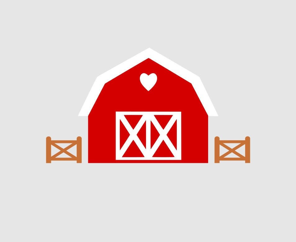 Barn Svg, Farm Life Svg, Barn Vector Clipart Cutting File - Etsy Canada