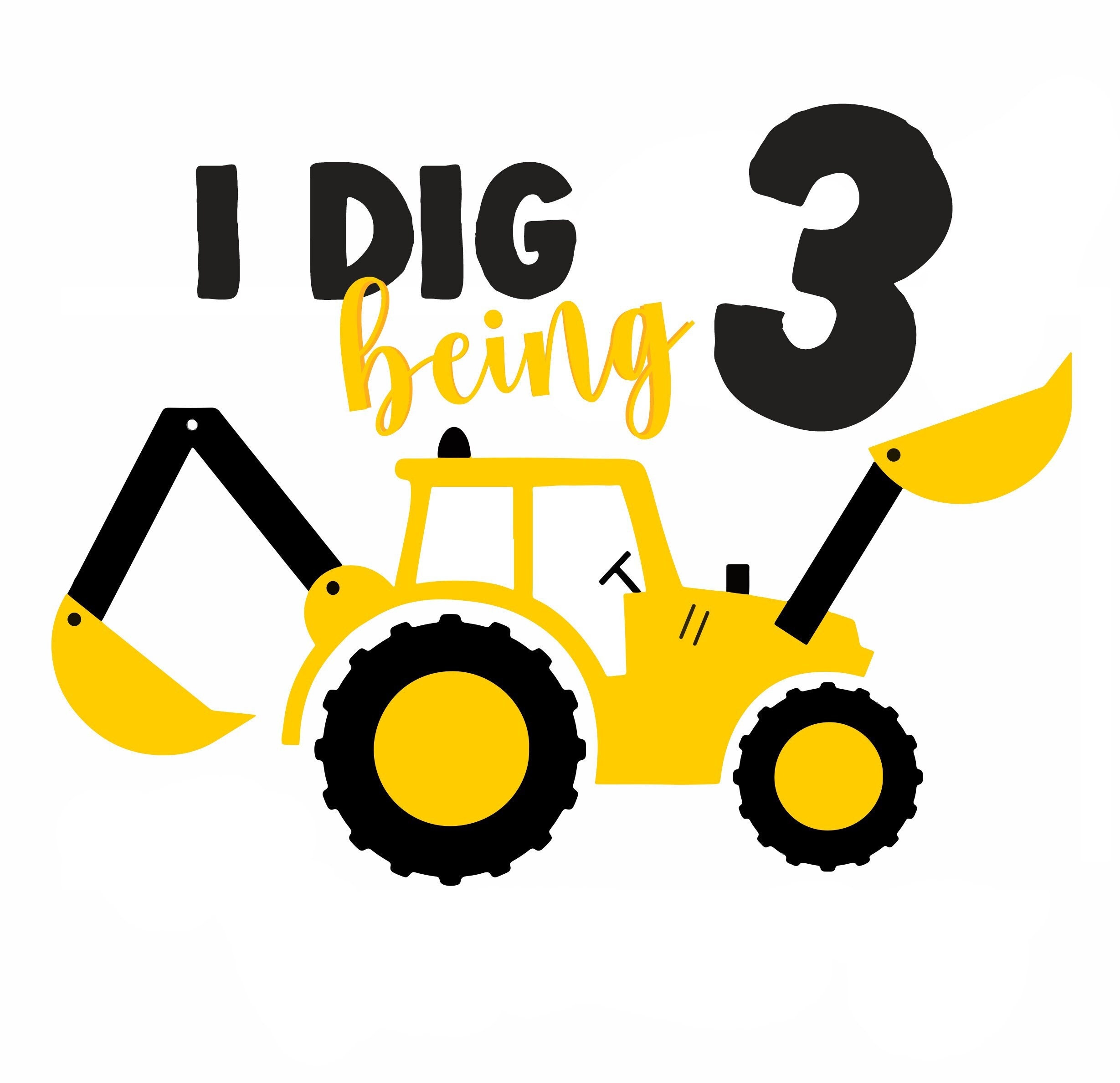 I Dig Being 3 SVG Construction