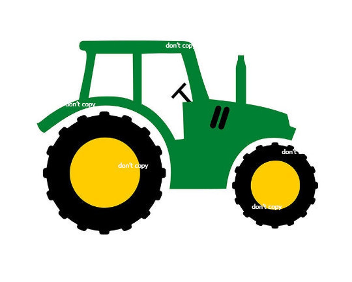 Tractor SVG Tractor Vector Clipart Cutting File Cricut Cutter Cameo for