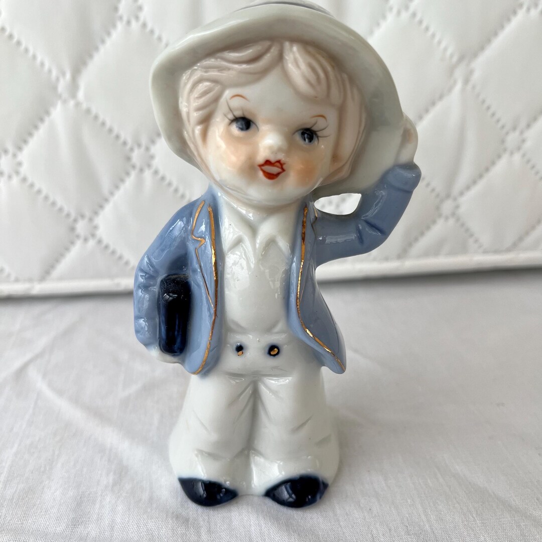 Little Boy Blue Vintage Ceramic Figurine - Etsy