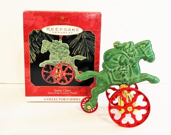 Vintage Santa Claus Turn of the Century Parade Ornament by Hallmark Keepsake 1997