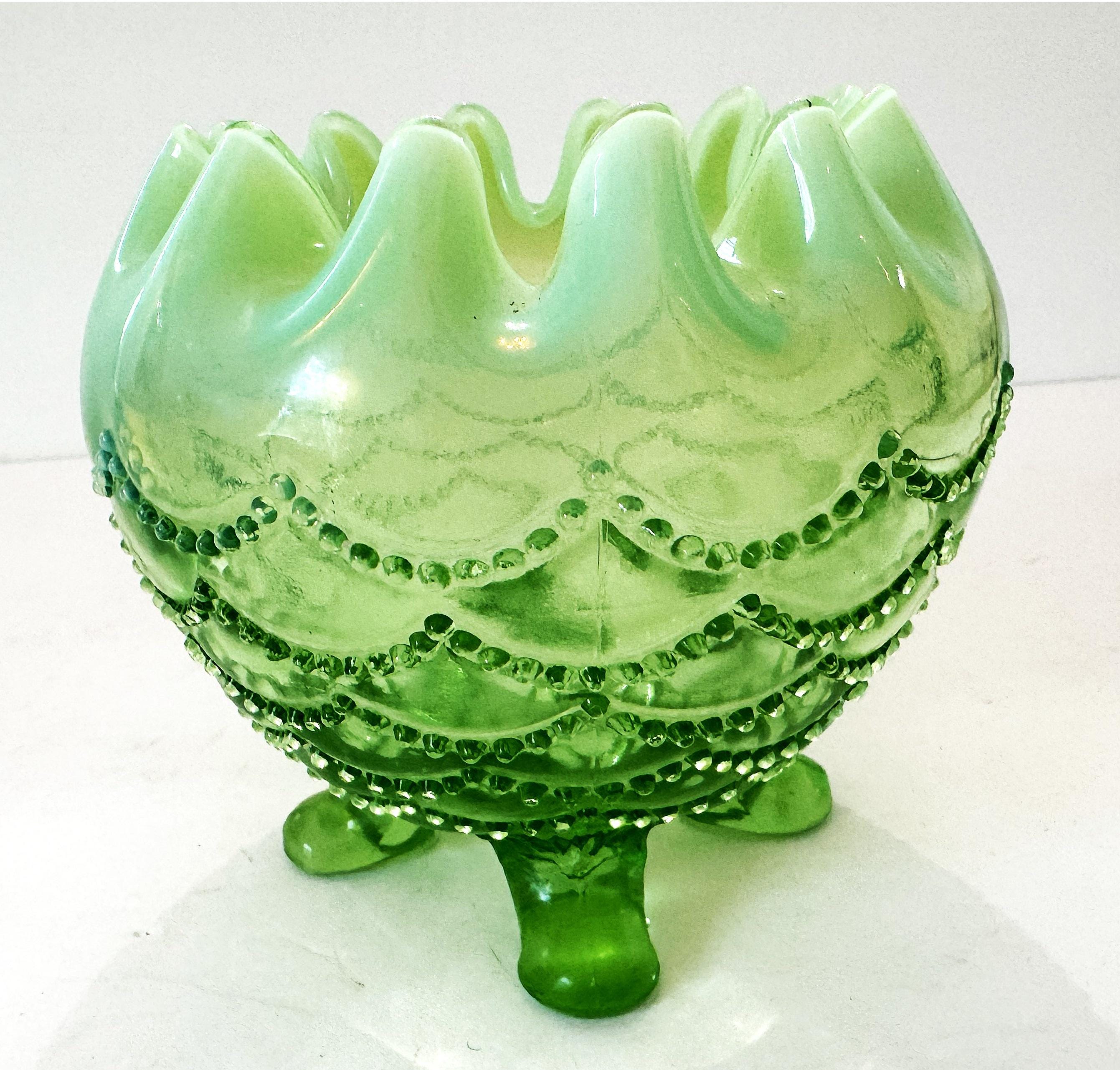 Antique Jefferson Glass Bowl - Etsy