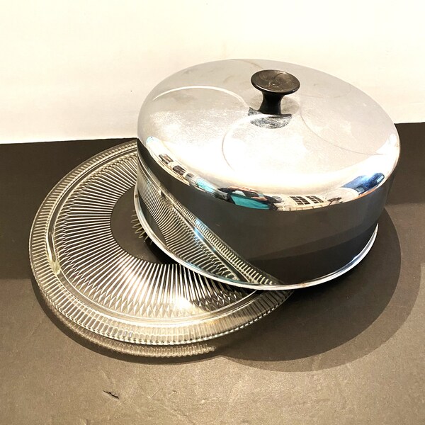 Cake Plate With Dome Etsy