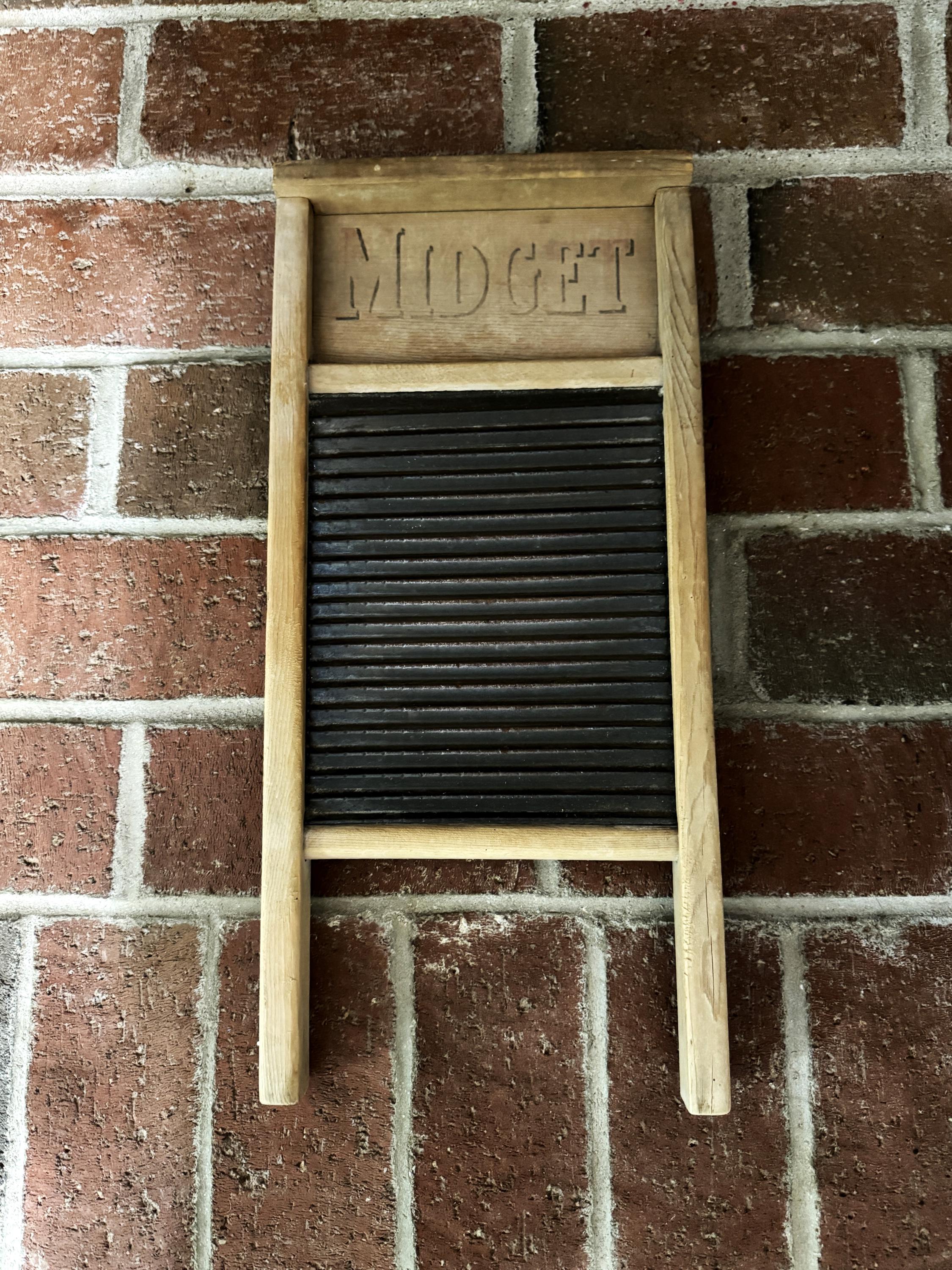 年代物USAヴィンテージウォッシュボード Vintage National Washboard No. 802: Rustic Farmhouse Laundry