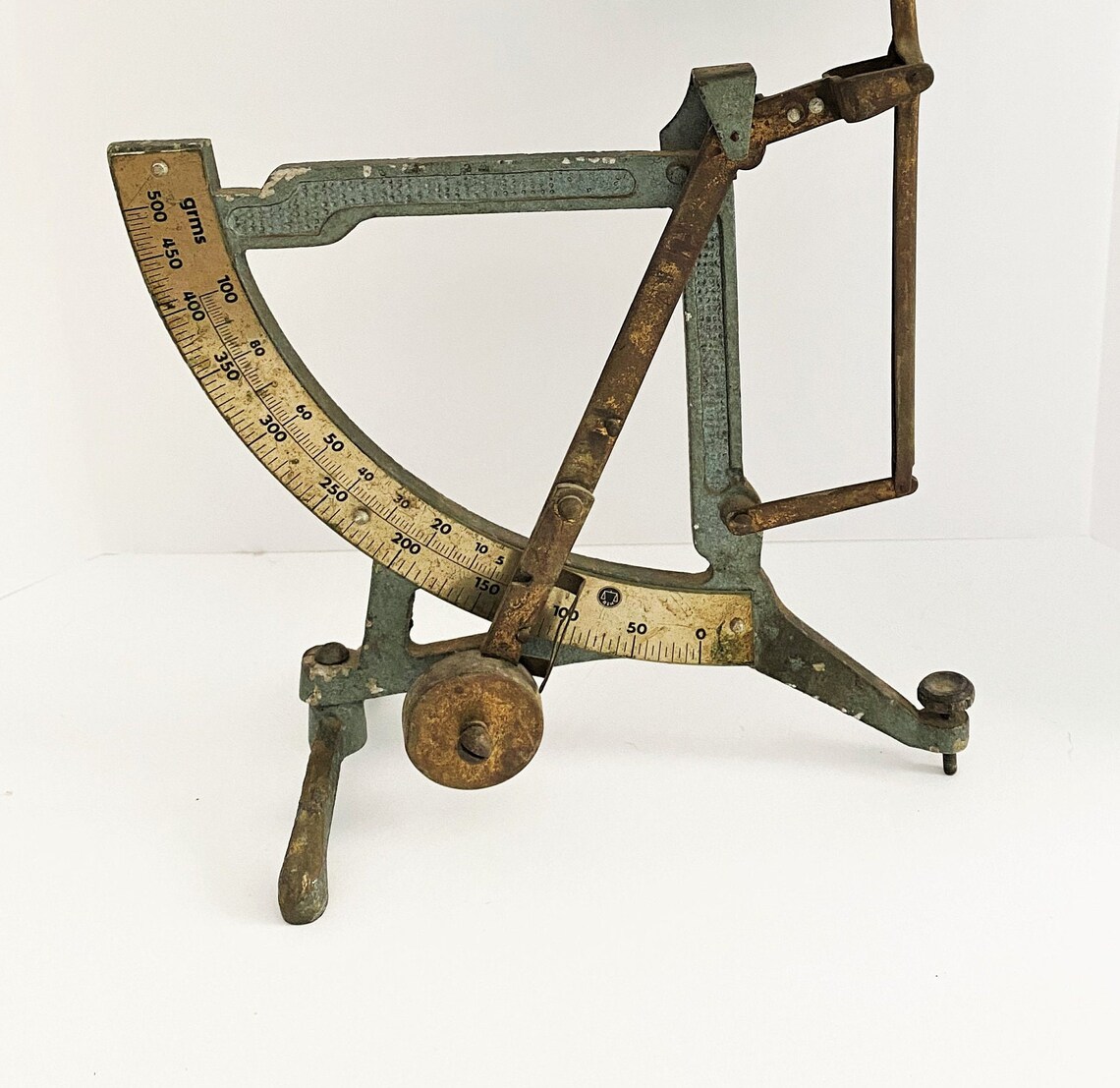 Antique Pendulum Scale Vintage Metal Postal Scale Industrial Etsy