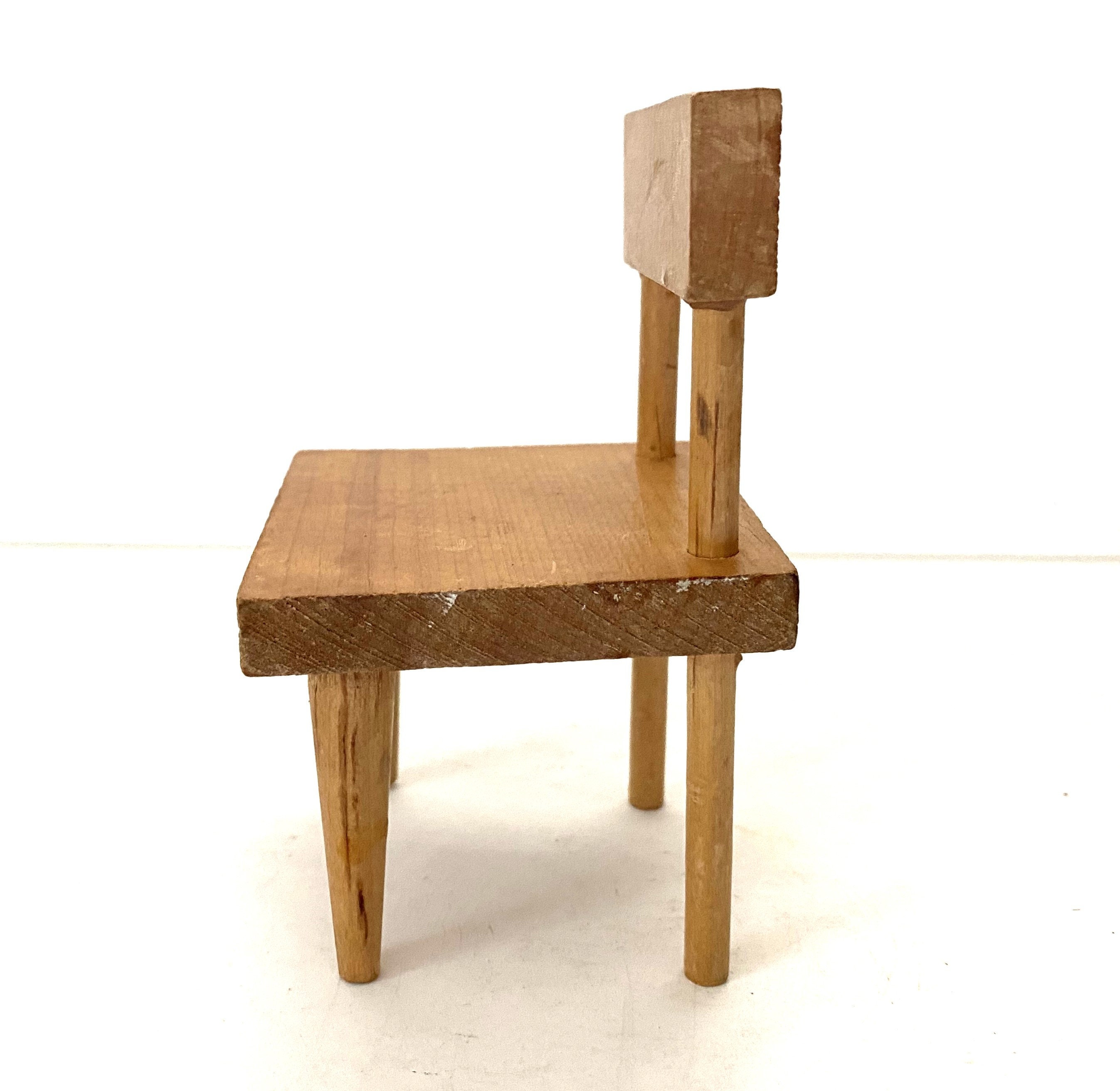 Vintage Wood Doll Furniture Chair Cape Cod Toymakers Doll Furniture ...