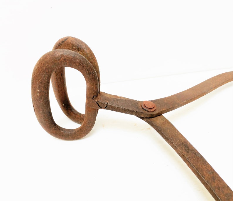 Antique Large Ice Block Tongs Heavy Metal Industrial Tongs Etsy