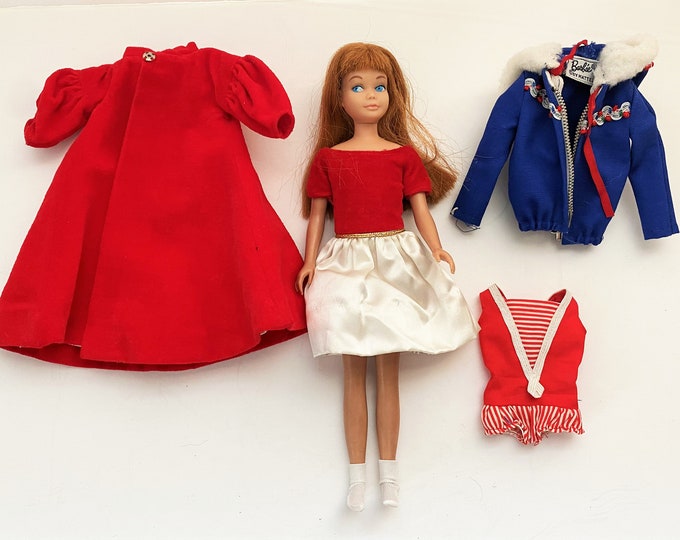 Vintage Skipper Doll Straight Legs Doll With Red or Titan Hair Circa