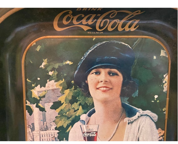 Vintage Drink Coca Cola Advertising Serving Tray Reproduction | Etsy