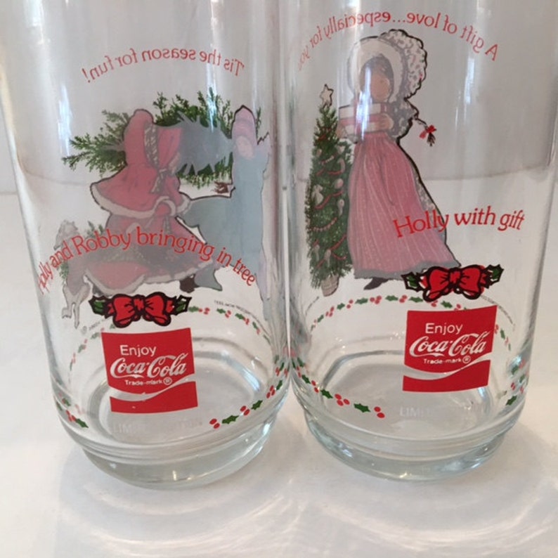 Vintage Christmas Glassware Limited Edition Cocacola and Etsy