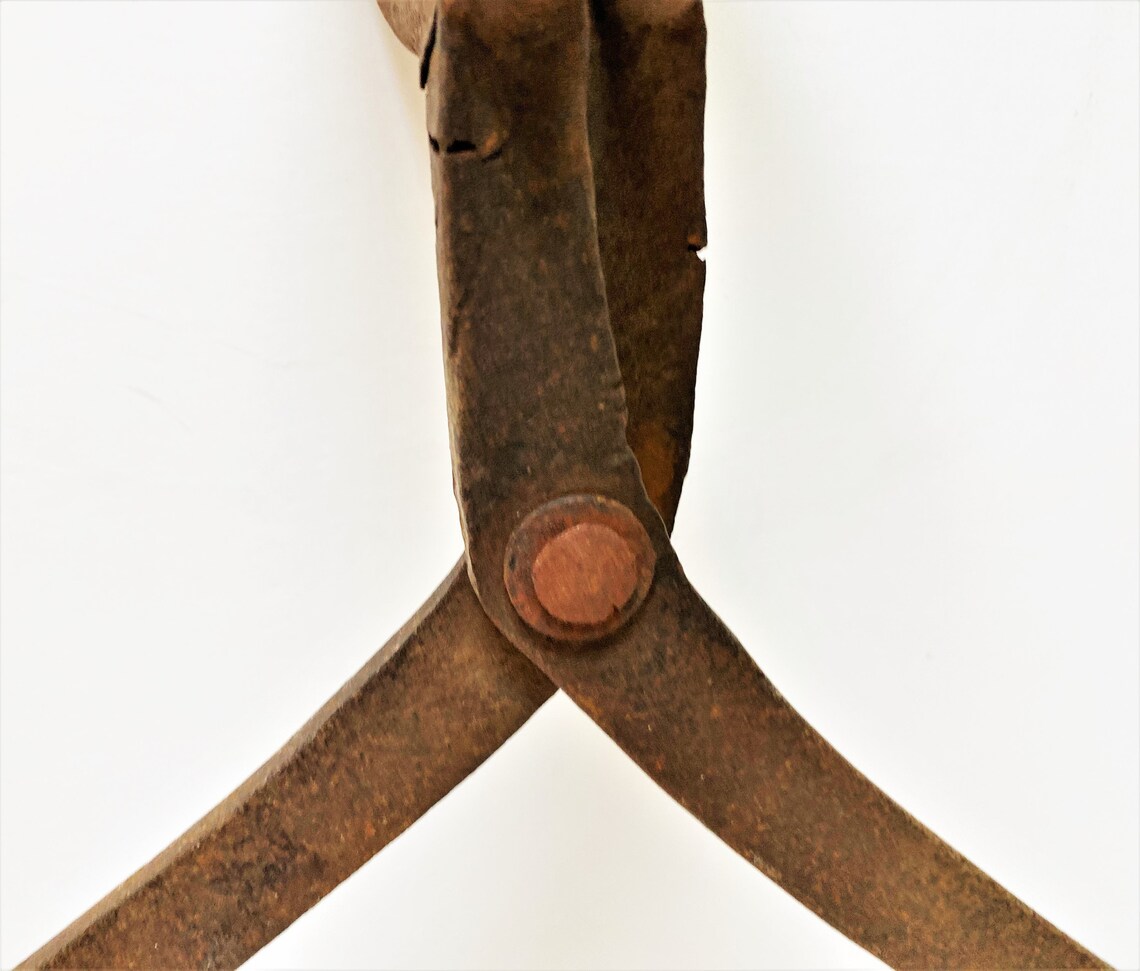 Antique Large Ice Block Tongs Heavy Metal Industrial Tongs Etsy