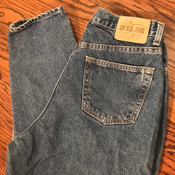 Vintage 1990's GAP Reverse High Waist Mom Jeans -