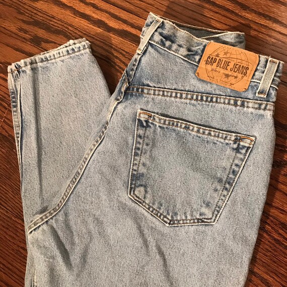 Vintage 1990's GAP Reverse High Waist Mom Jeans -