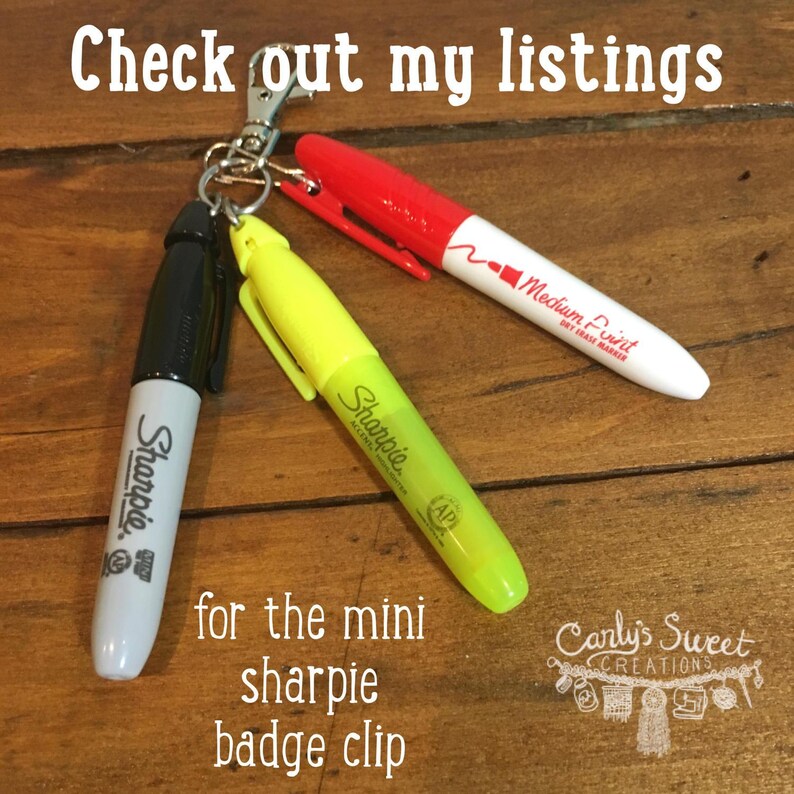 Mini Dry Erase Badge Clip Nurse Jewelry Mini Dry Erase Etsy