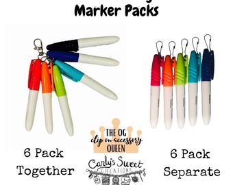 Mini Dry Erase Badge Clip • Mini Clip On Markers • Clip on Dry Erase Marker  • Nurse Jewelry • Mini Dry Erase Marker • Nurse Marker