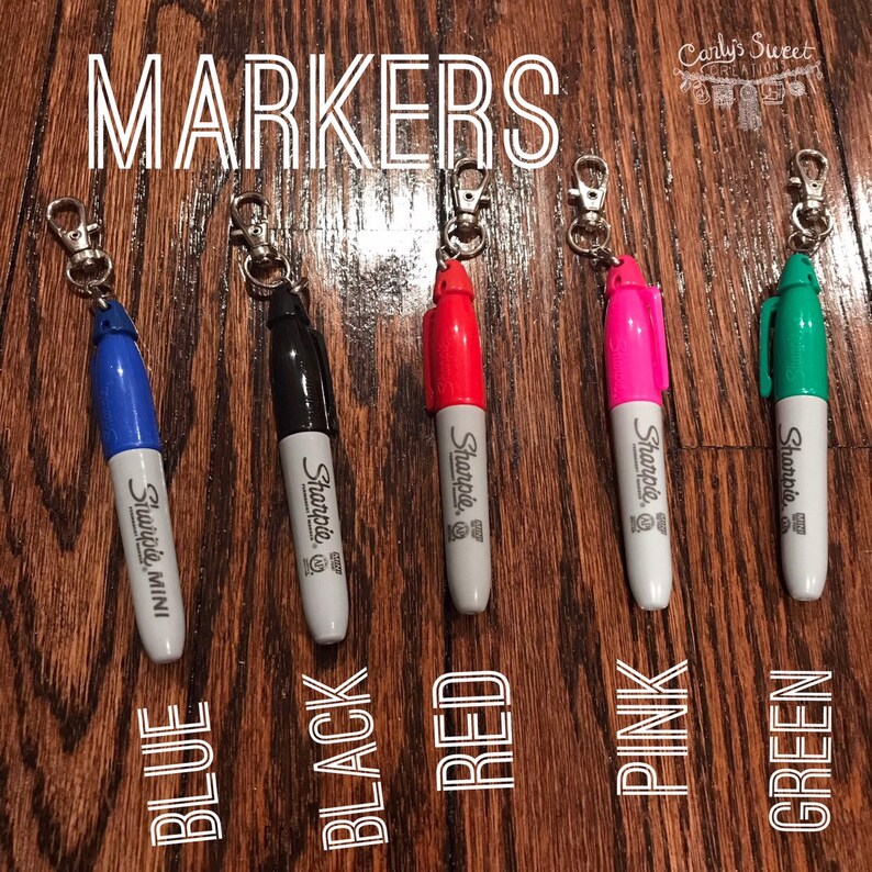 Mini Sharpie Badge Clip Nurse Jewelry Marker and Etsy