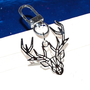 Deer Origami Design Interchangeable Pendant Keychain Bag Pendant Keyring Pendant