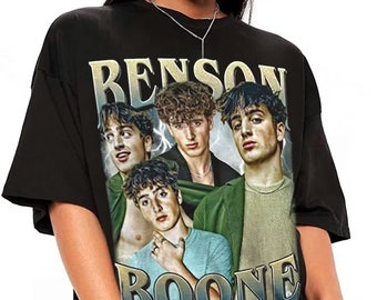 Benson Boone Shirt - Fireworks and Rollerblades World Tour 2024 - Benson Boone Tour Merch - Vintage Concert T-shirt - Gift for men and women