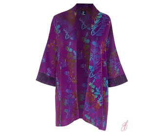 purple plus size clothing