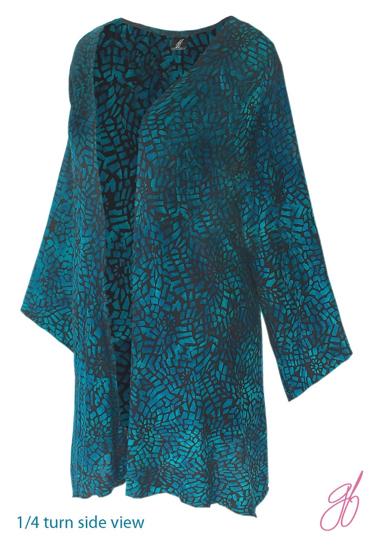 Plus Size Kimono Cardigan Women's Plus Size Batik - Etsy
