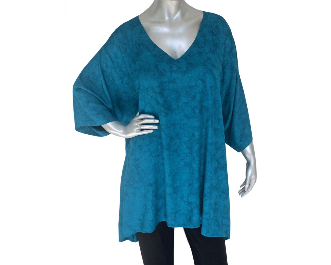 Boho Tunic Top Women's Plus Size Top Oversize Shirt With - Etsy