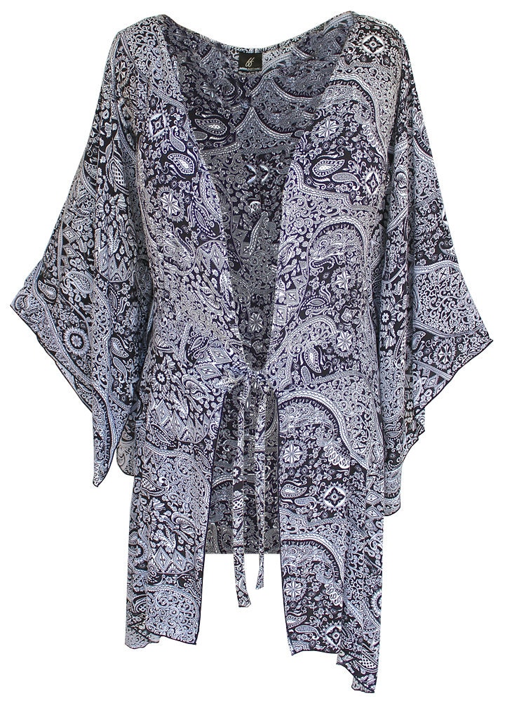 Women's Plus Size Tunic Cardigan Clothing Kimono Sleeve | Etsy