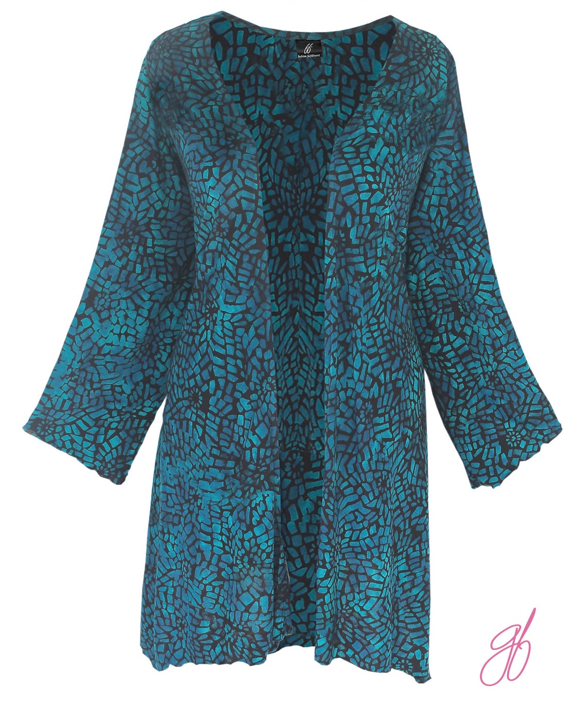 Plus Size Kimono Cardigan Women's Plus Size Batik Etsy