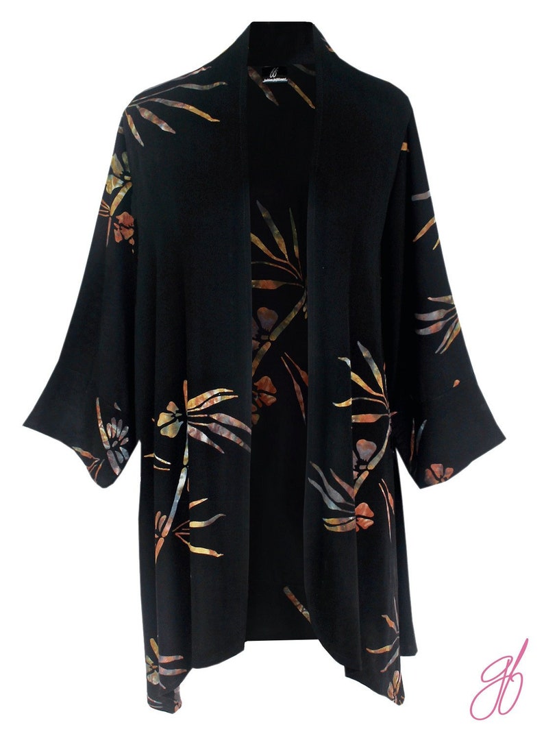 Kimono Cardigan Jacket Plus Size Evening Art Wear Boho Plus - Etsy