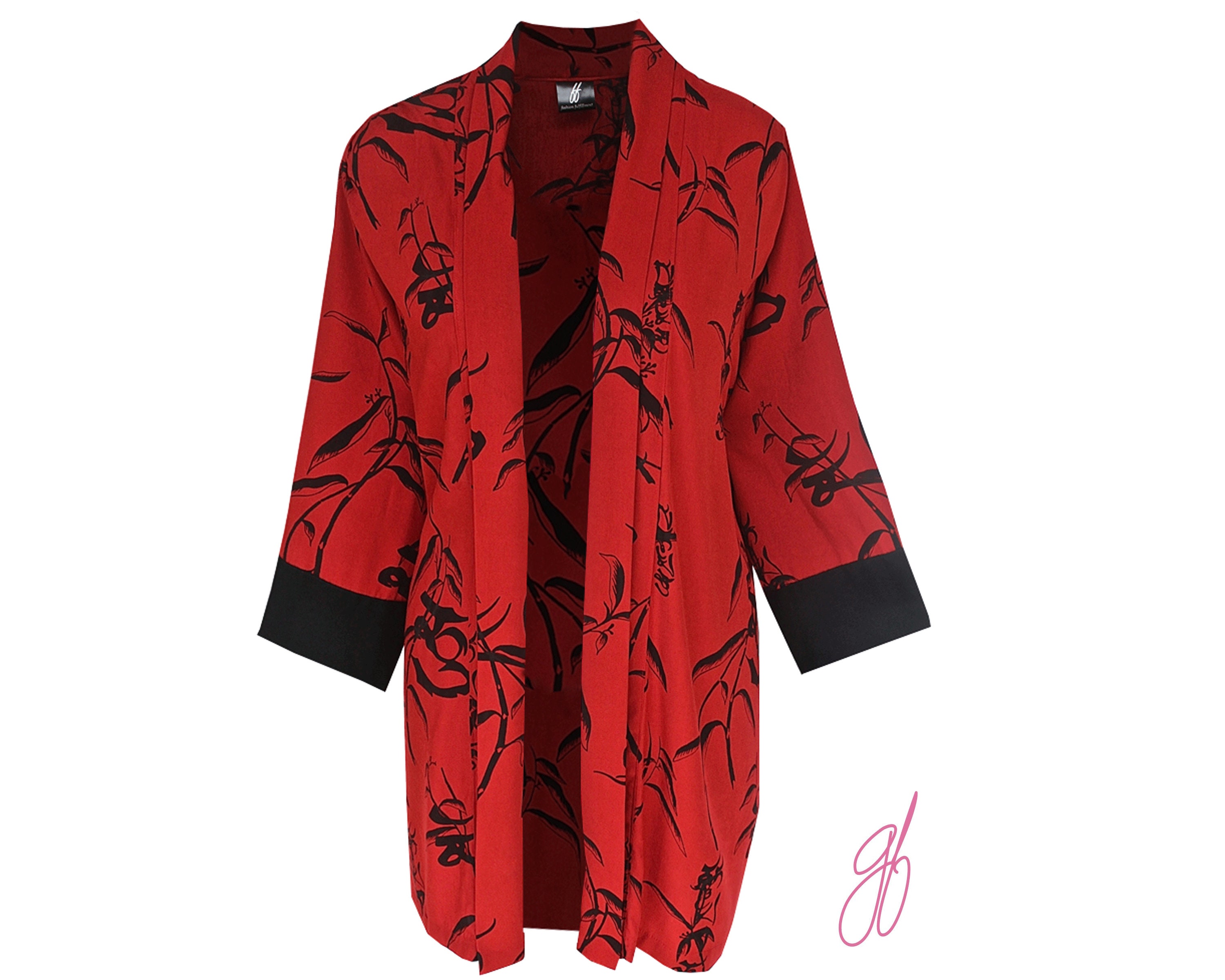 plus size red duster cardigan