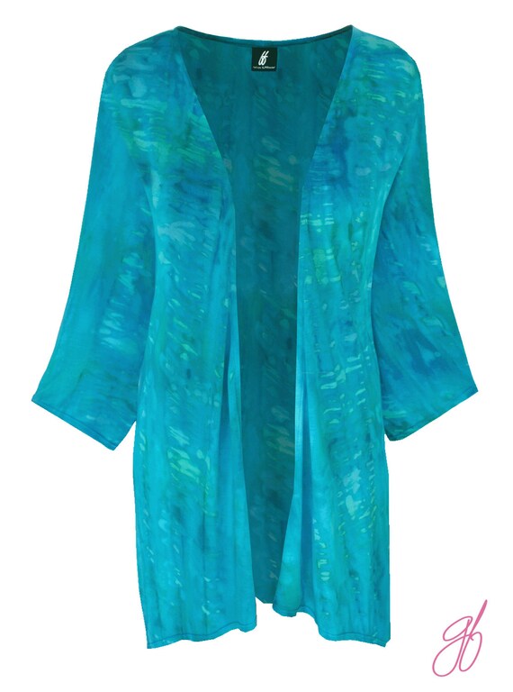 Plus Size Kimono Cascade Cardian Oversized Long Cardigan | Etsy