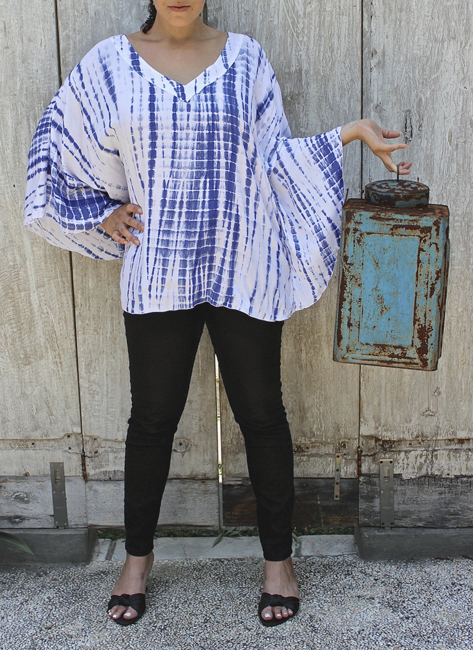 tie dye tunic plus size